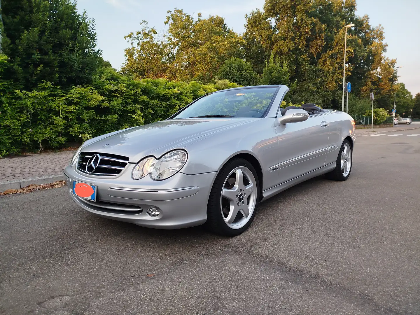 Mercedes-Benz CLK 200 CLK Cabrio 200 k tps Avantgarde ASI CRS TRATTABILE Argento - 1