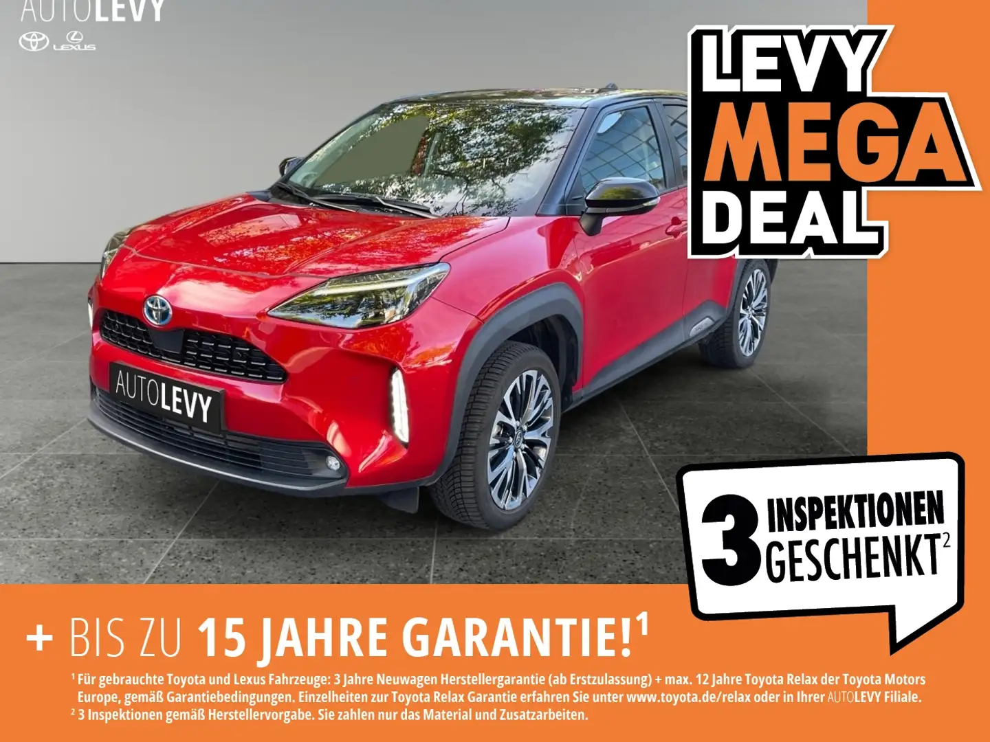Toyota Yaris Cross Hybrid 1.5 Elegant *HUD*JBL*CARPLAY* Rot - 1