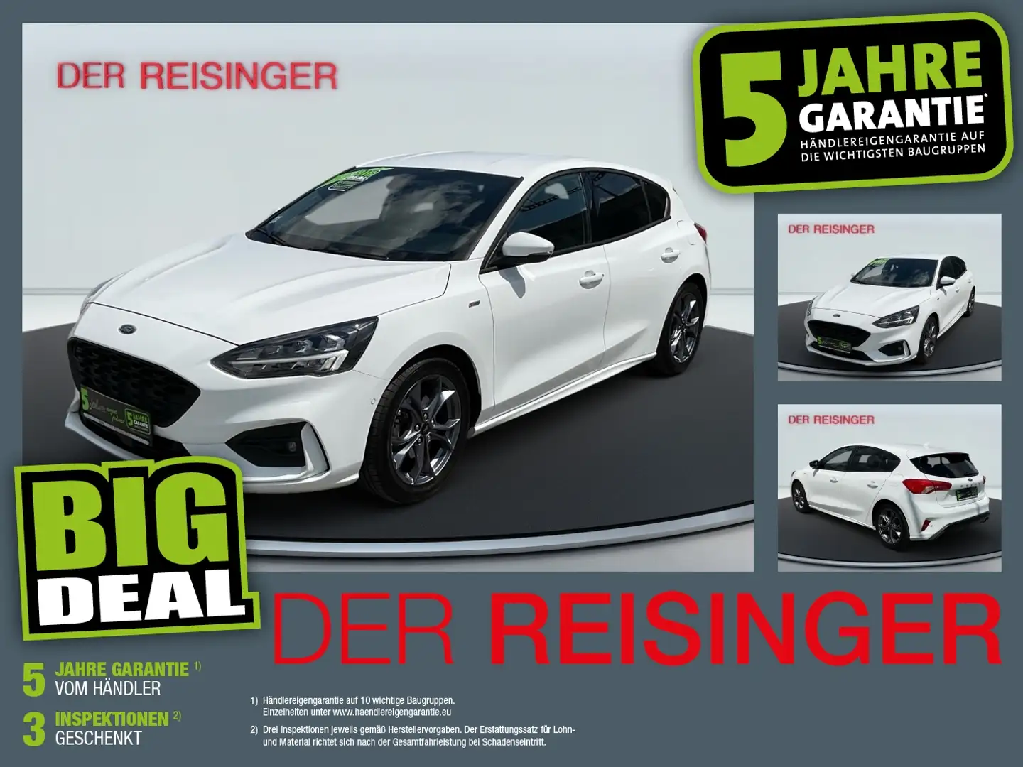 Ford Focus ST-Line 5trg. Blanc - 1