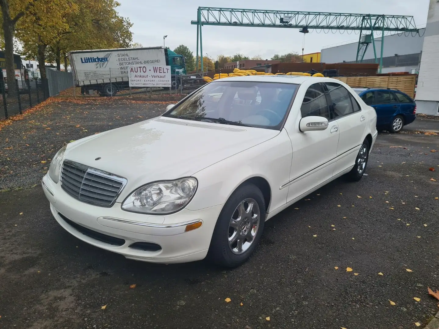 Mercedes-Benz S 500 L USA Rost Frei. Wit - 1