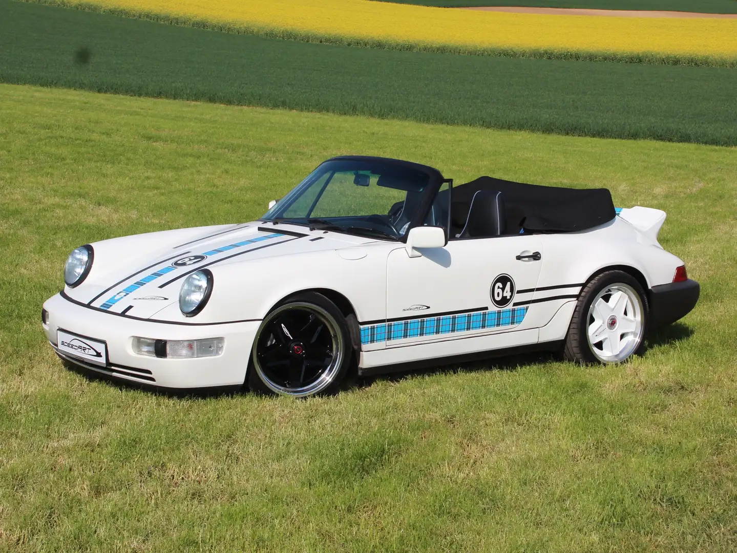 Porsche 964 911/964 C4: Technik neu, 18", Ducktail, H-Kennz. Weiß - 1