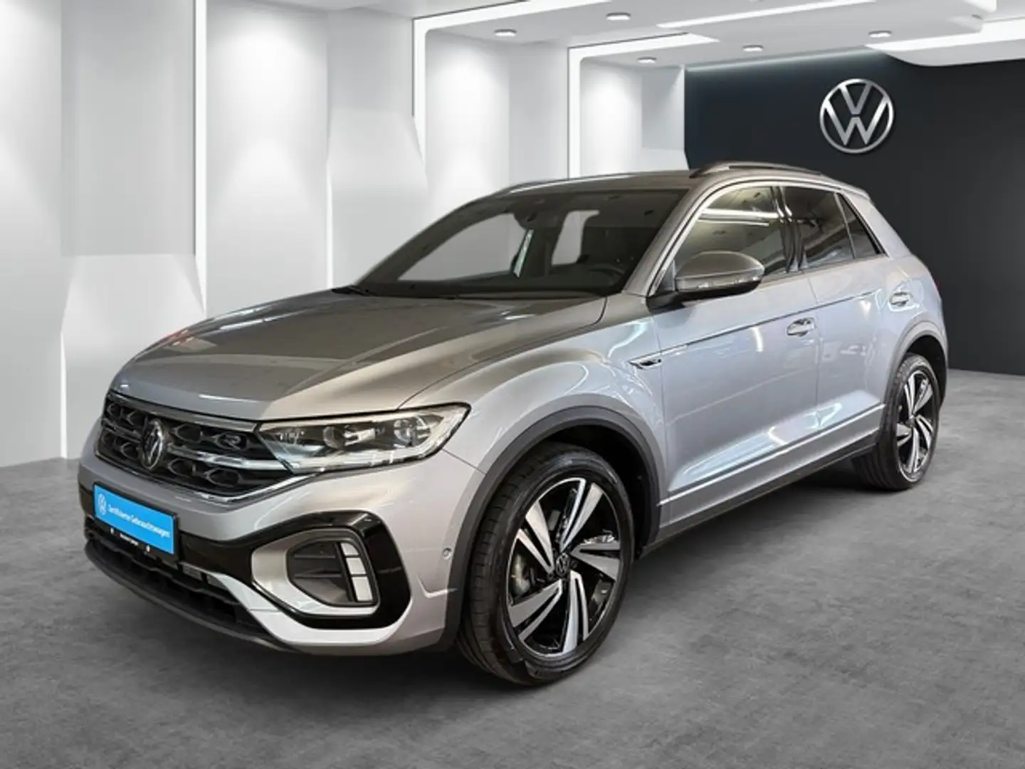 Volkswagen T-Roc 1.5TSI DSG R-Line ACC AHK KAMERA NAVI DIGITALES... Silber - 2