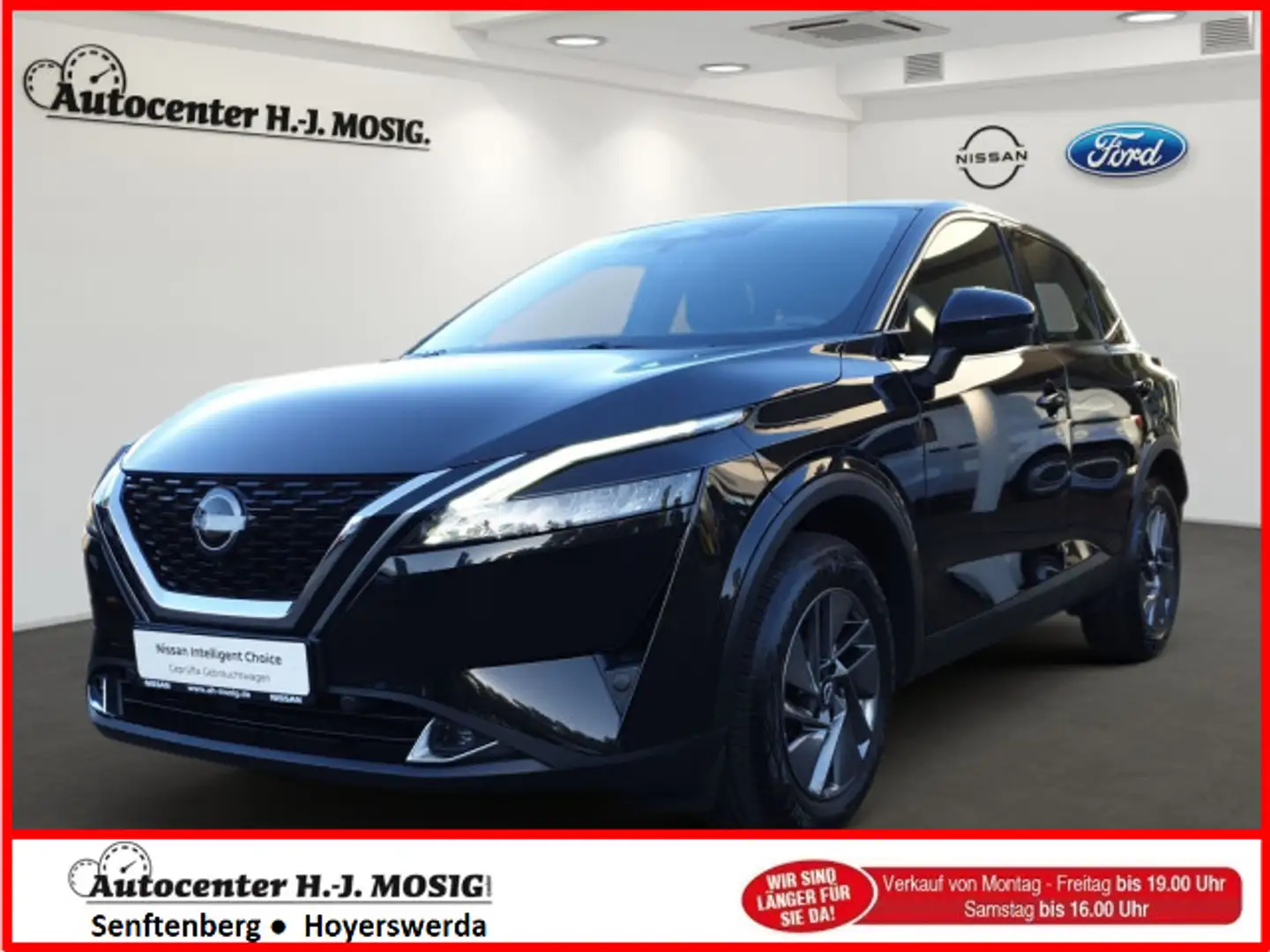 Nissan Qashqai Automatik Acenta + Winterpaket & 360°-Ka Noir - 1