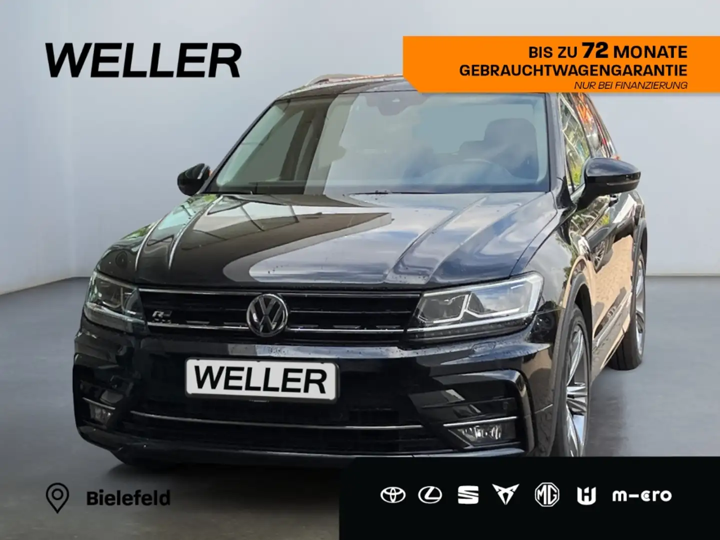 Volkswagen Tiguan 1.4 TSI ACT Sound *Pano*Navi*LED*Sitzhz*R Line Zwart - 1