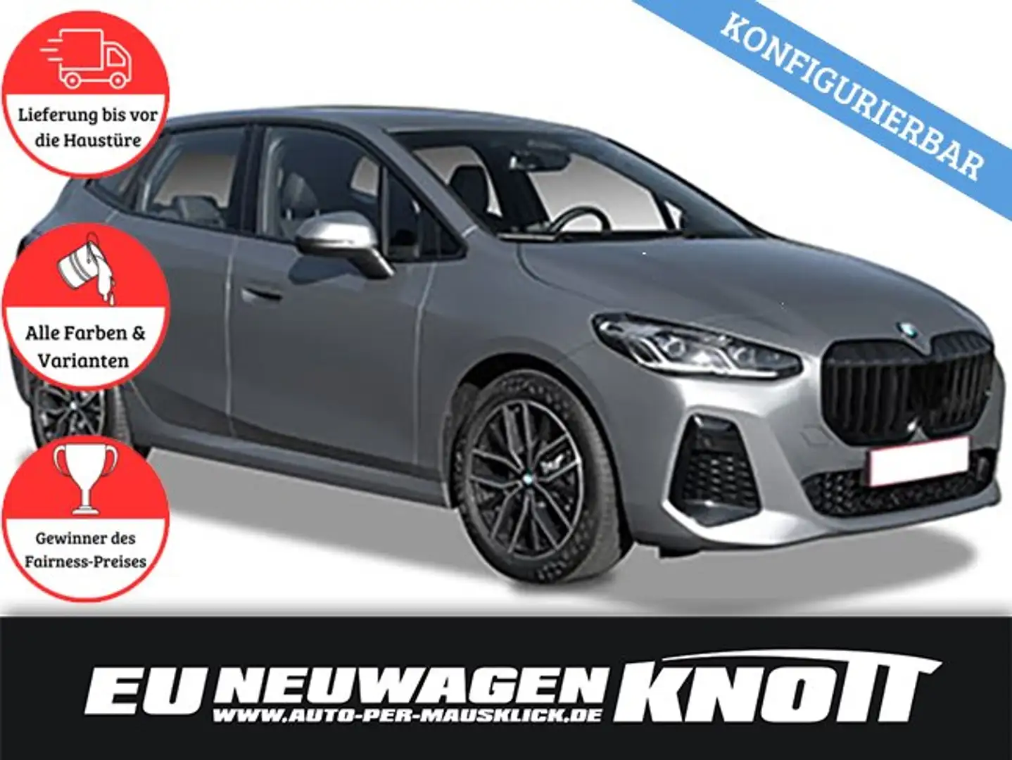BMW 218 218d Active Tourer Steptronic Navi, DAB,Klima, LED Negru - 1