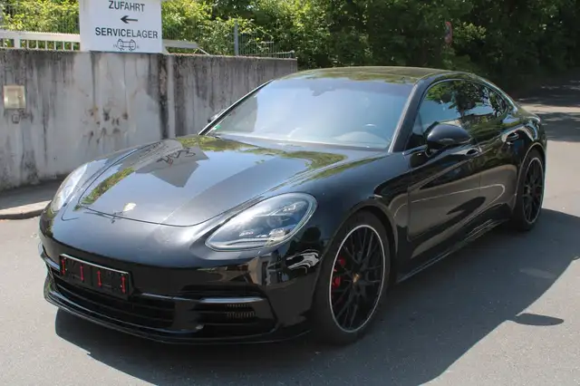 Porsche Panamera 4 S Diesel Pano Luft Schwarz Schwarz