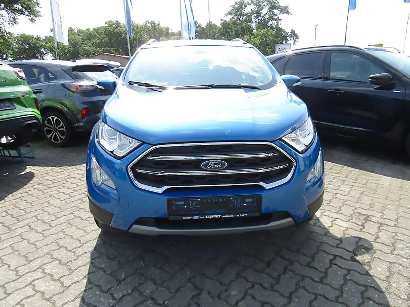 Ford EcoSport 1.0 EcoBoost Titanium SHZ LED ALU DAB Blau - 2