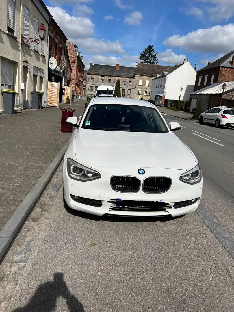 BMW 116 d Blanc - 1