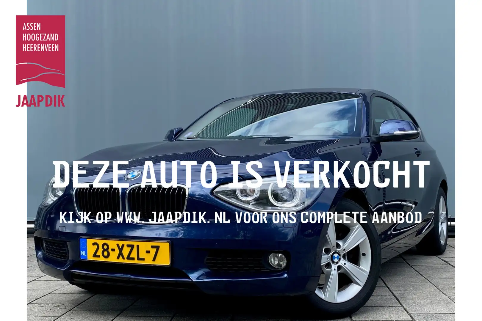 BMW 114 1-serie BWJ 2012 | 114i 102PK Business+ | LEDER | Niebieski - 1