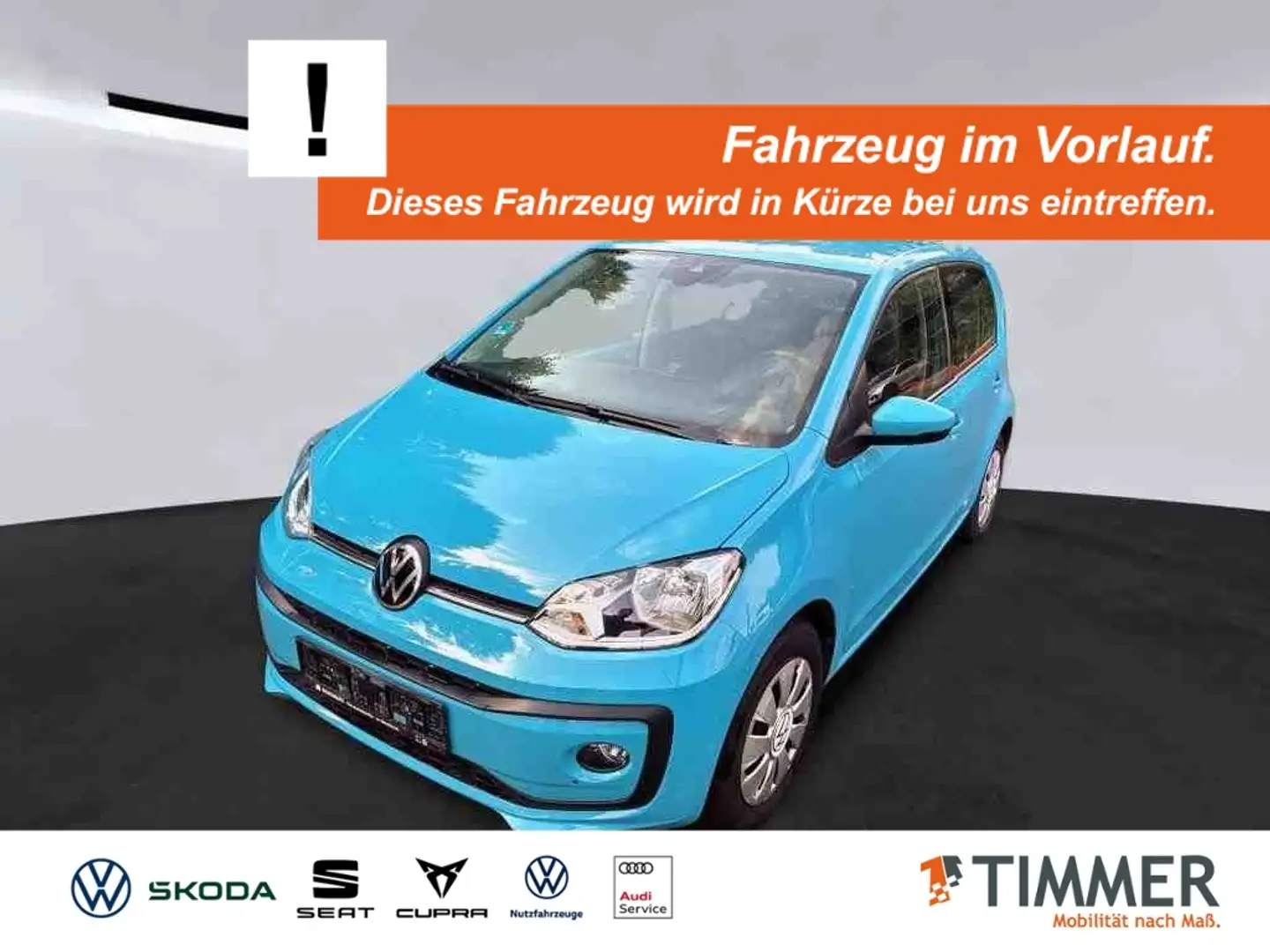 Volkswagen up! 1.0 MOVE *4-TÜR *SHZ *DAB+ *KLIMA *TELEFON * Blau - 1