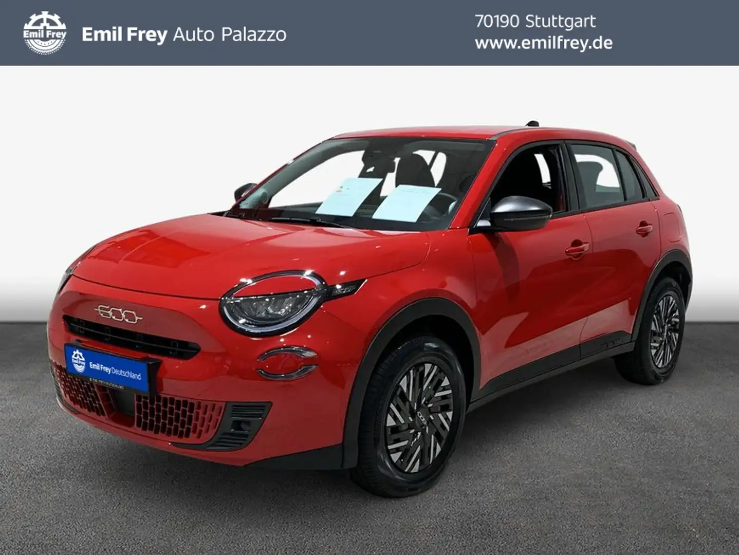 Fiat 600 HYBRID 74 kW, 100PS Rood - 1