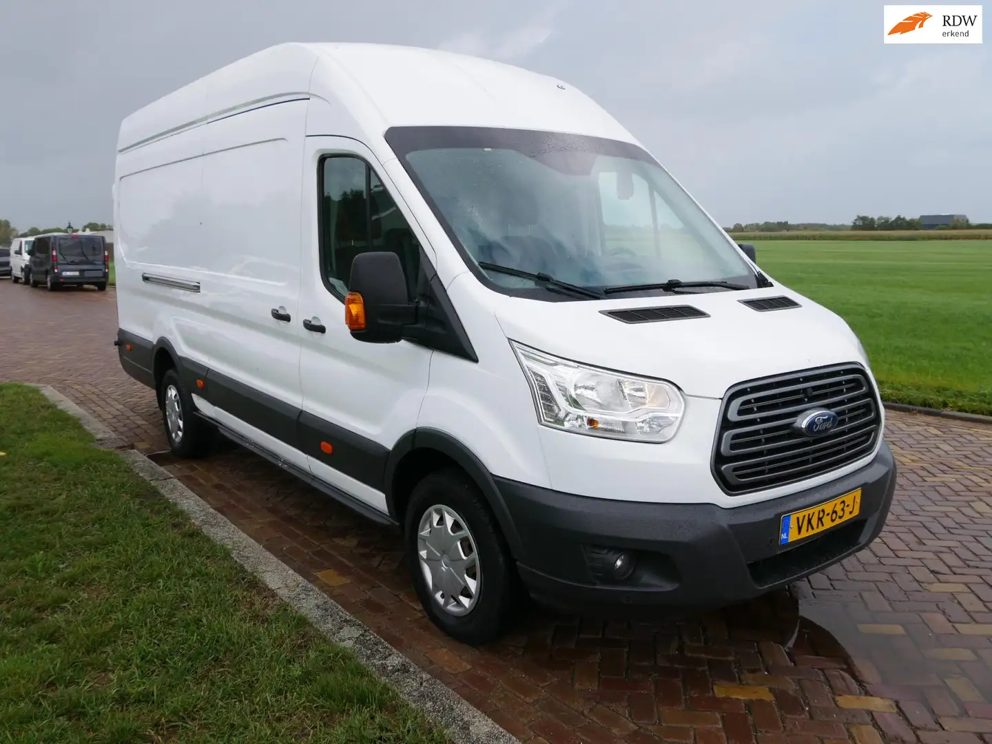 Ford Transit 350 2.0 TDCI L3H3 96kW AC ** 7999 EX BTW ** Wit - 1