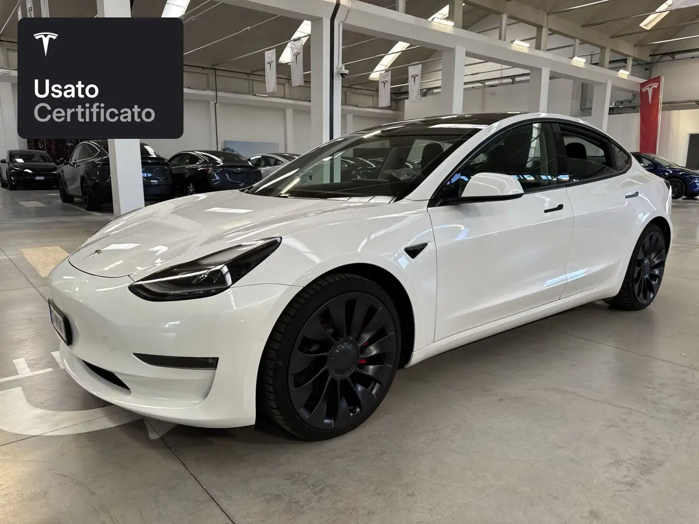 Tesla Model 3 Performance Bianco - 1
