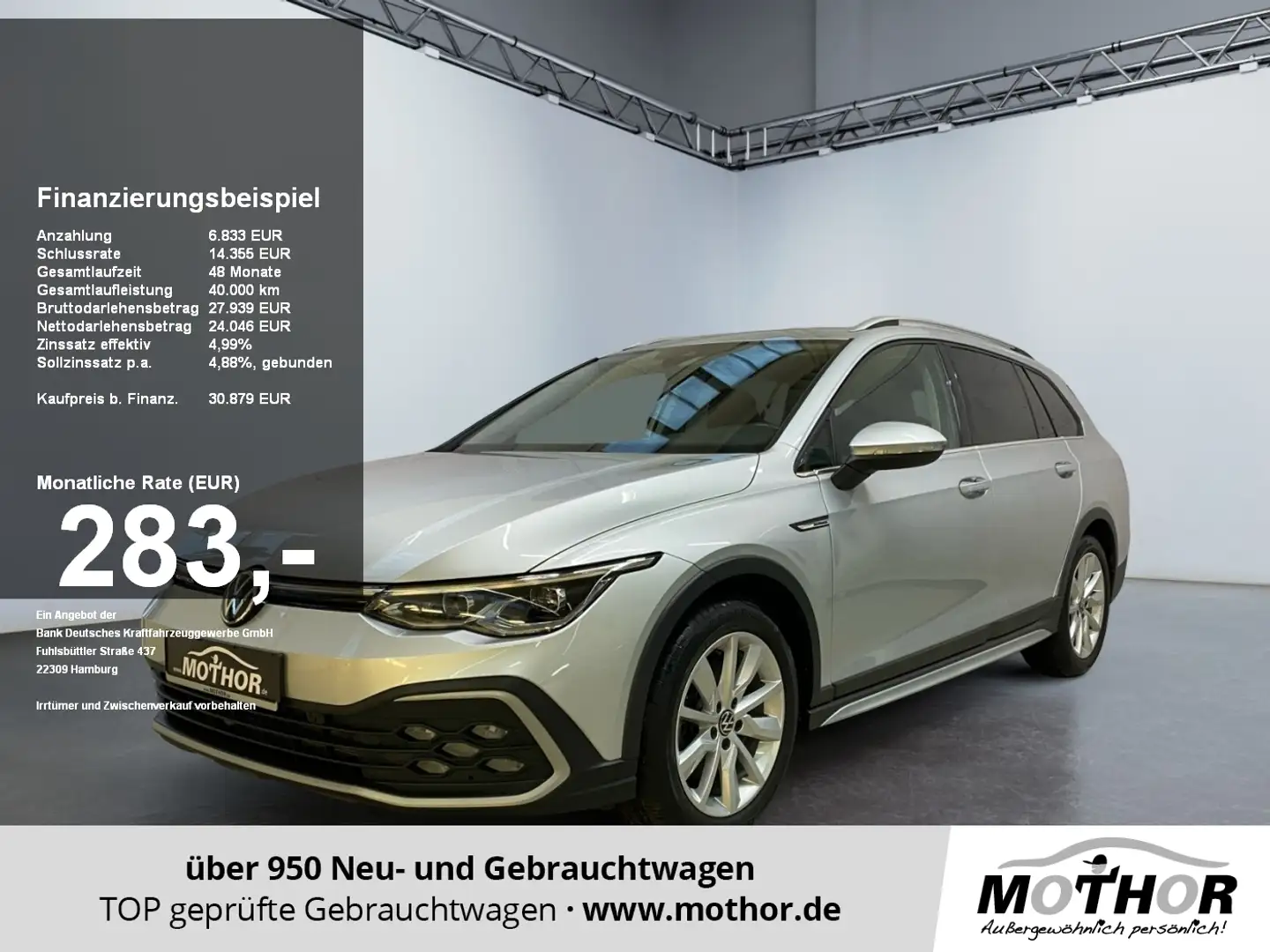Volkswagen Golf Variant Golf VIII Variant Alltrack 2.0 TDI DSG 4Motion Argent - 1