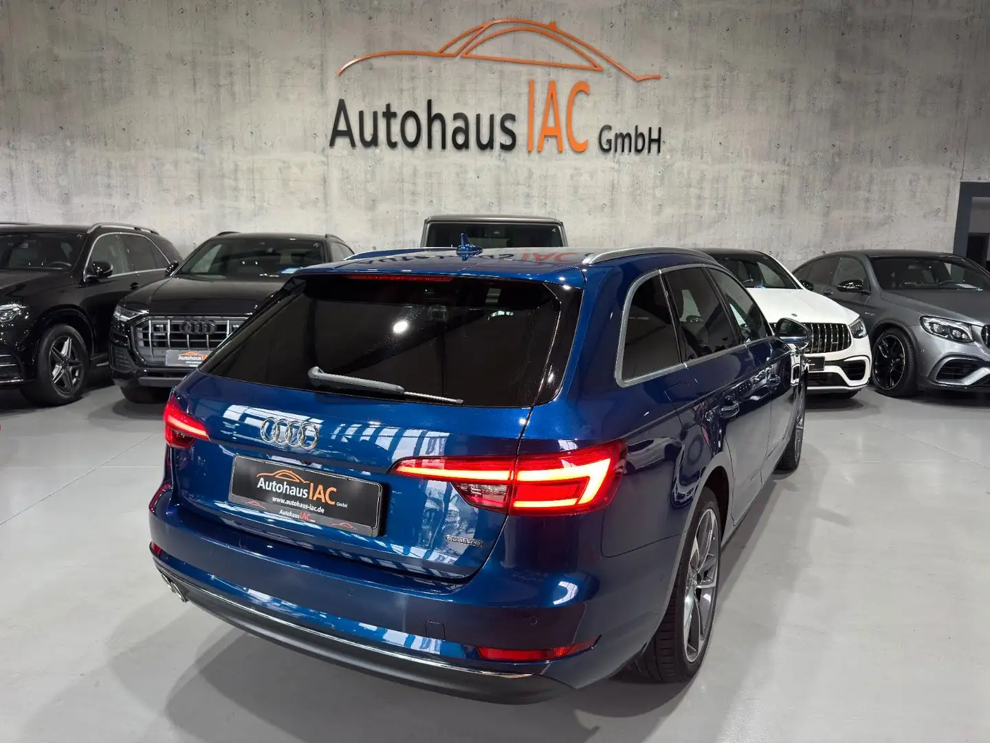 Audi A4 Avant quattro design/360*/AHK/MWST/HUD Bleu - 2