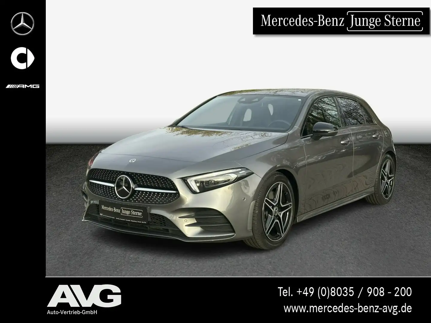 Mercedes-Benz A 250 A 250 AMG NIGHT R-KAMERA LED CARPLAY DISTRONIC Grau - 1