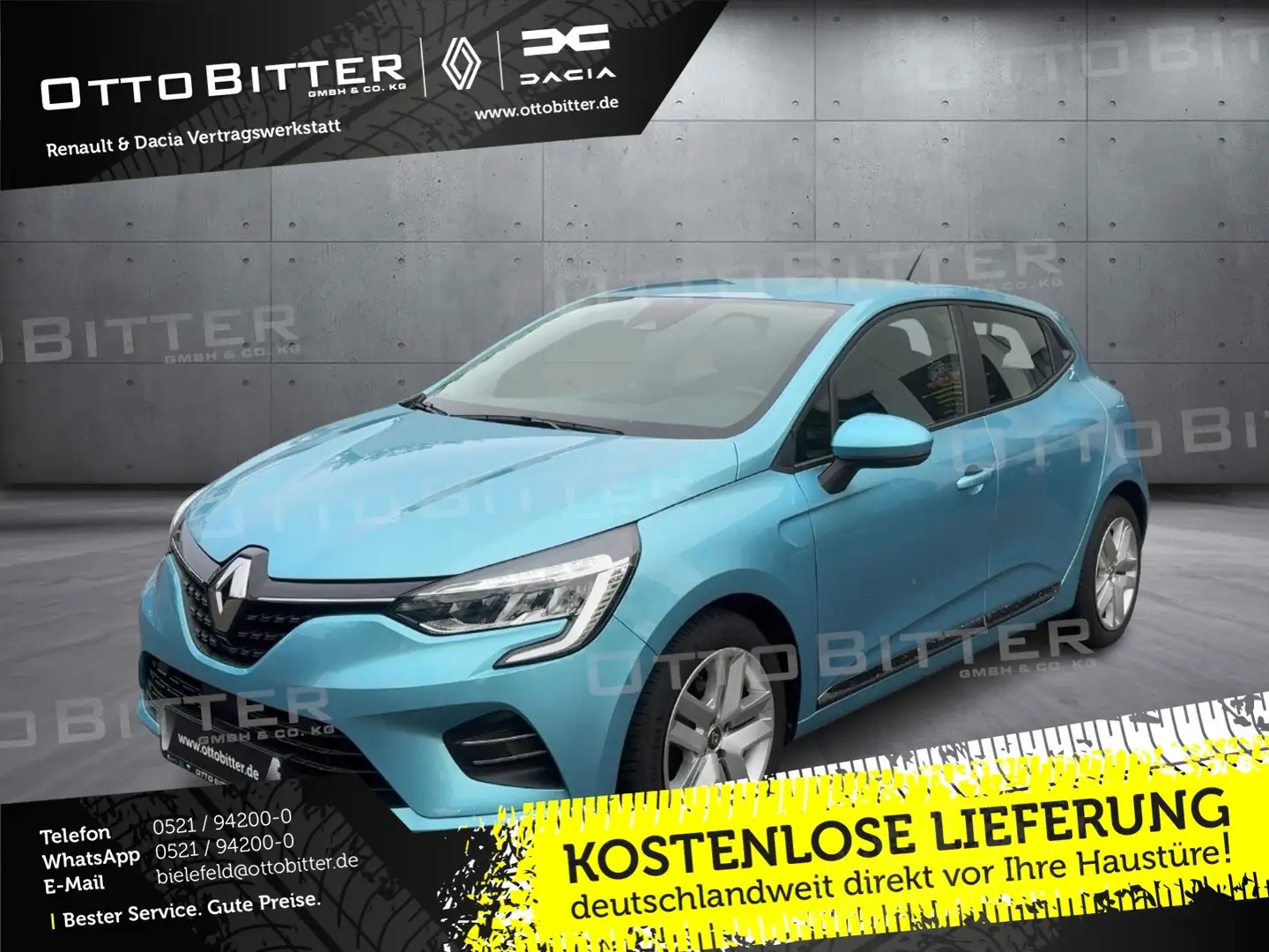 Renault Clio EXPERIENCE SCe75 SITZH/EASY-LINK/GANZJAHRESREIFEN Albastru - 1