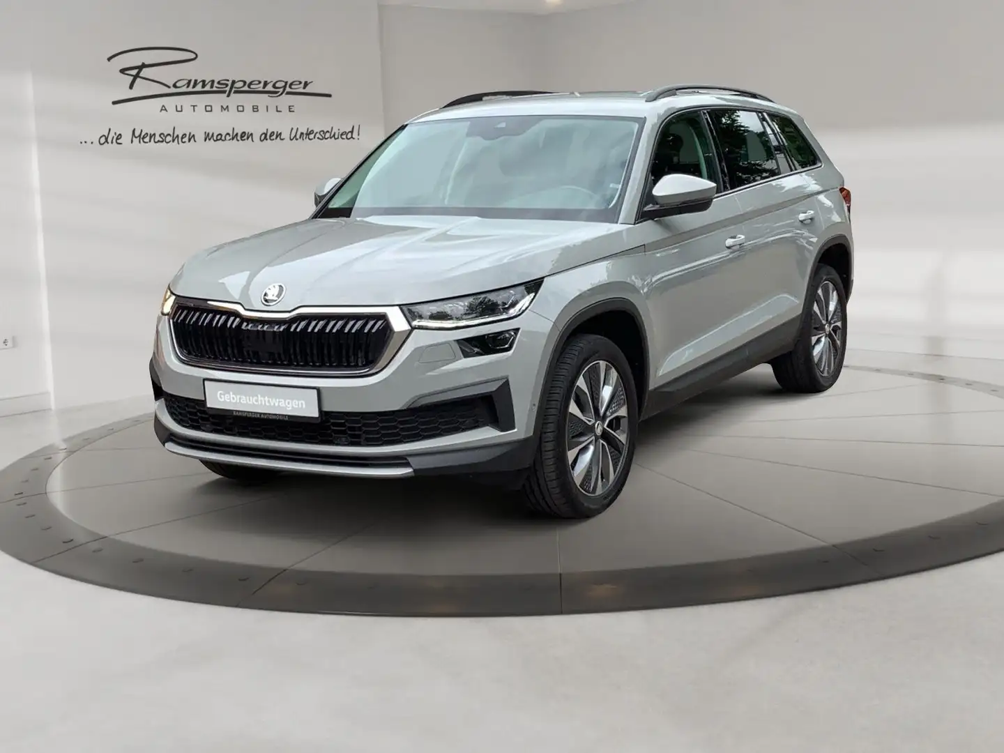 Skoda Kodiaq 2.0 TDI DSG Clever AHK ACC LED Kamera PDC Grigio - 2