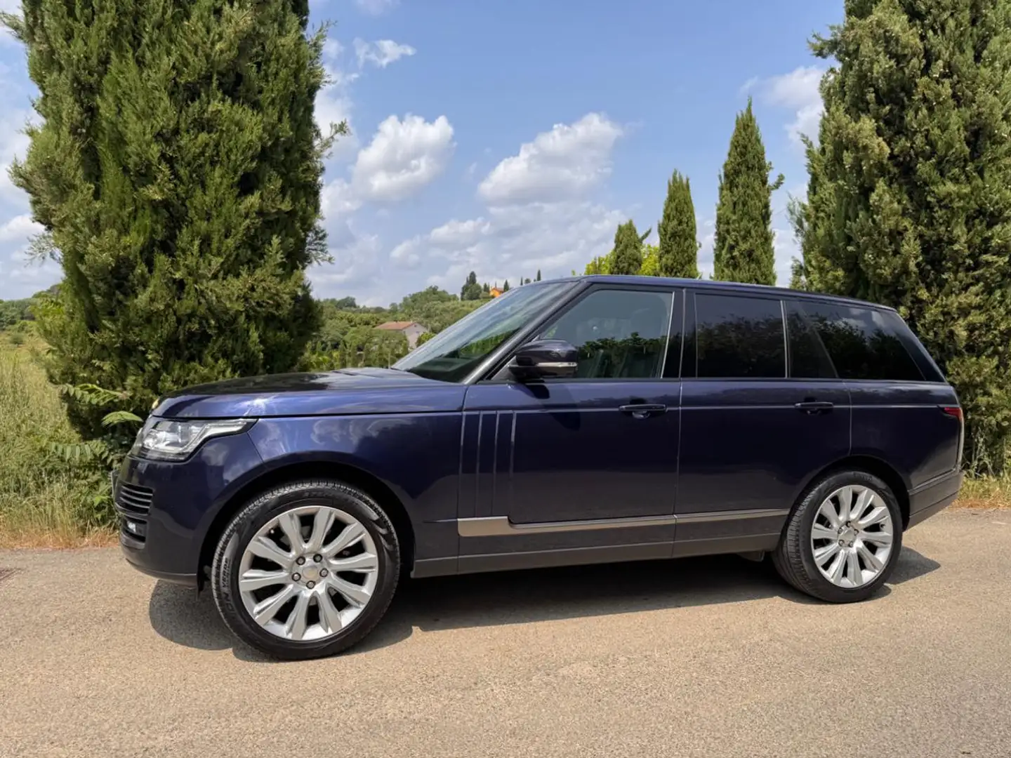 Land Rover Range Rover 3.0 TDV6 TETTO PANORAMA+TV+FULL Bleu - 2