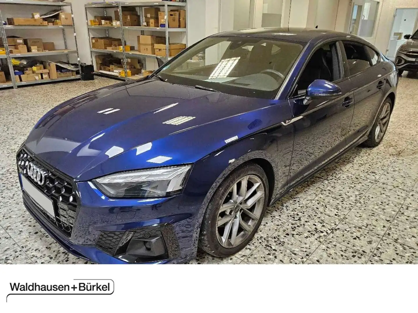 Audi A5 Sportback 40 g-tron S-Line Klima Leder Blau - 1