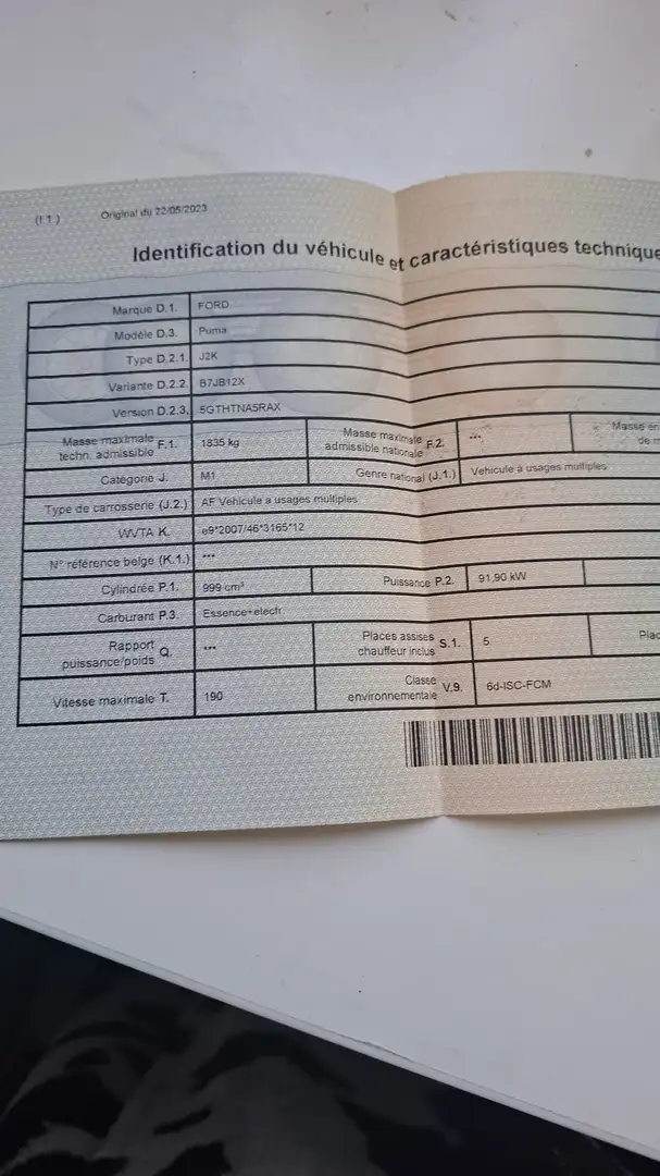 Ford Puma 1.0 EcoBoost 125 ch mHEV S&S Powershift ST-Line De - 1