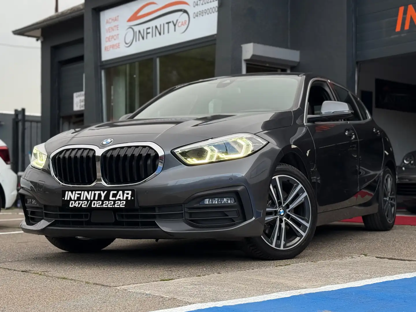 BMW 116 d 116d pack sport Gris - 2