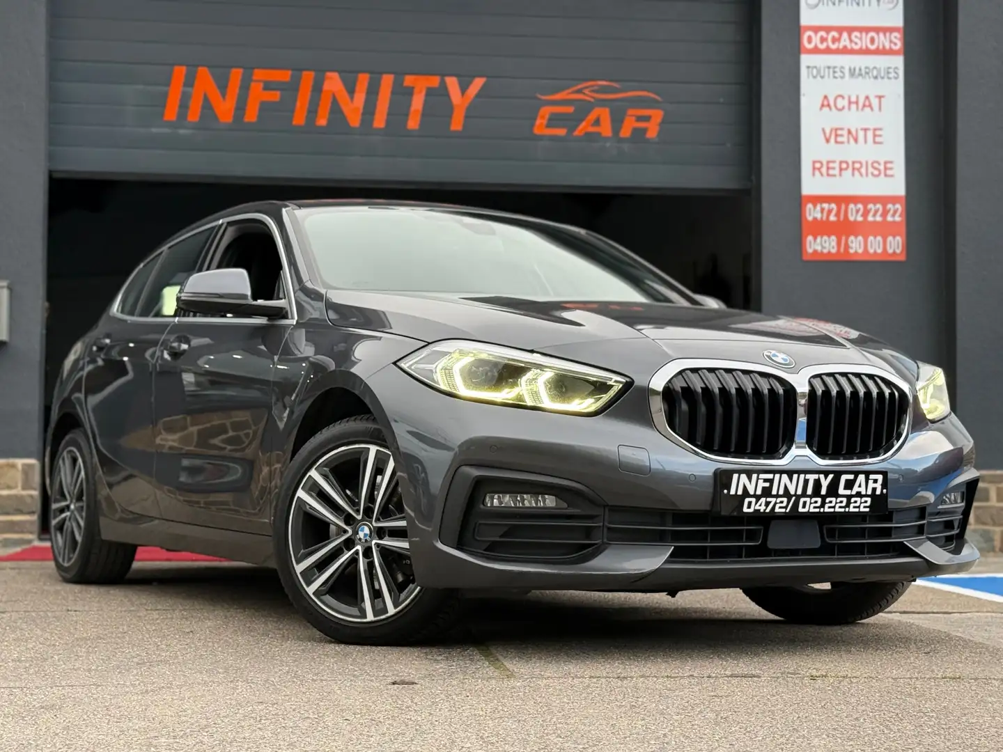 BMW 116 d 116d pack sport Gris - 1