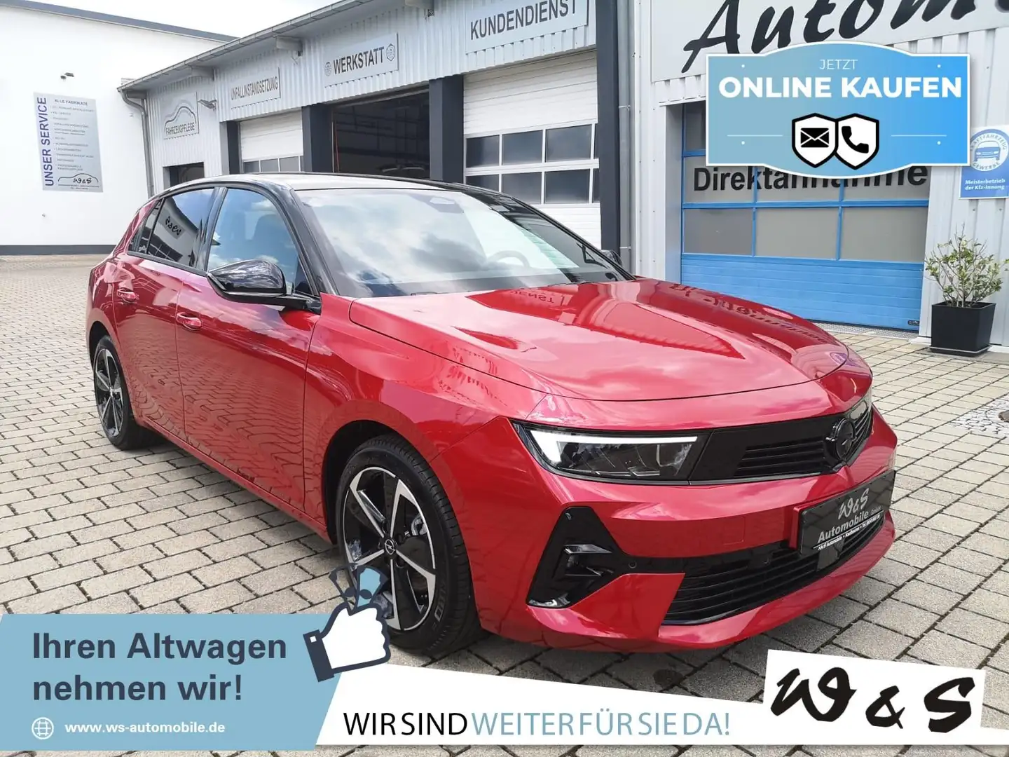 Opel Astra L Lim. 1.2 Turbo Autom. GS Line *360°*LED* Rot - 1