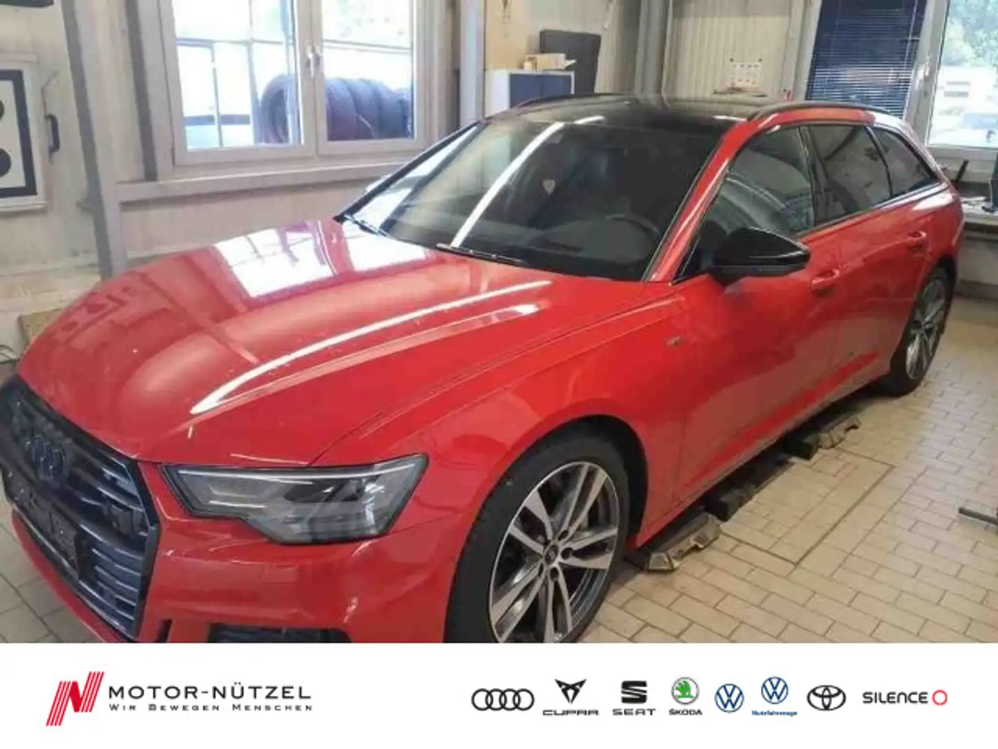 Audi A6 55 TFSI QU 2xS-LINE 5JG+AHK+PANO+B&O+VC Rouge - 1