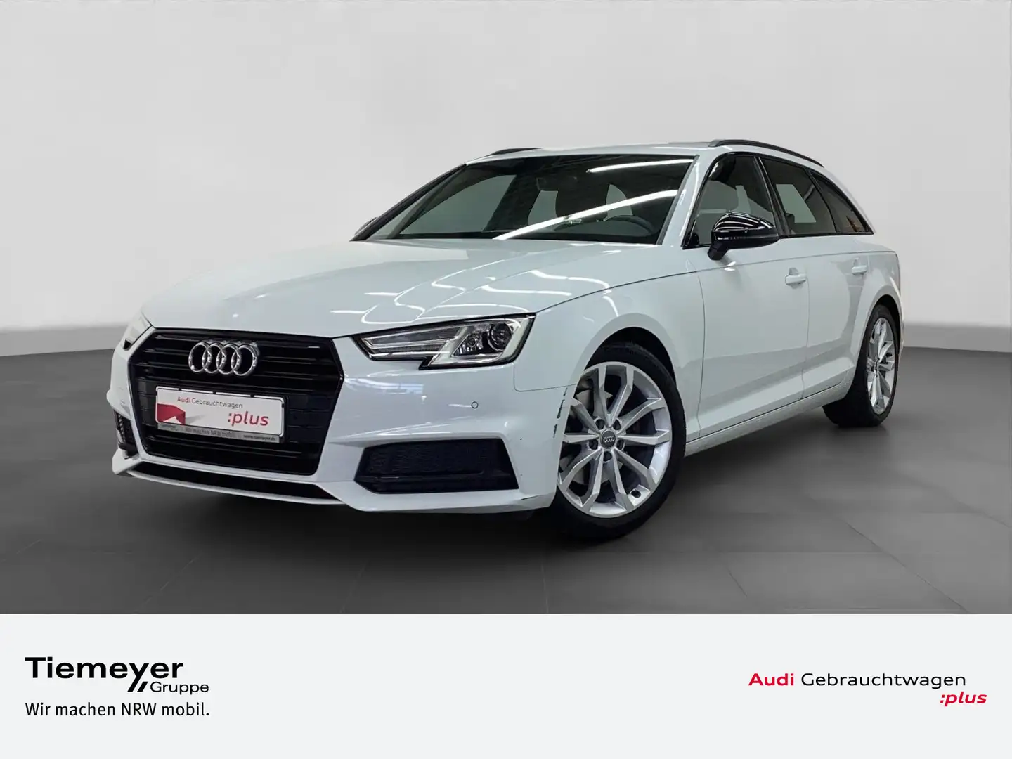 Audi A4 35 TDI SPORT AHK STDHZG NAVI LM18 LEDER Weiß - 1