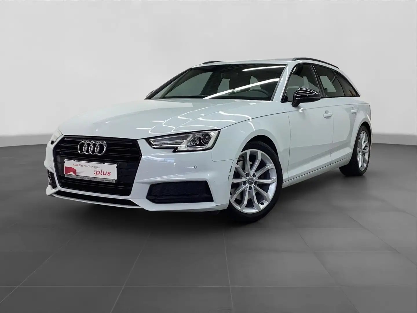 Audi A4 35 TDI SPORT AHK STDHZG NAVI LM18 LEDER Weiß - 2