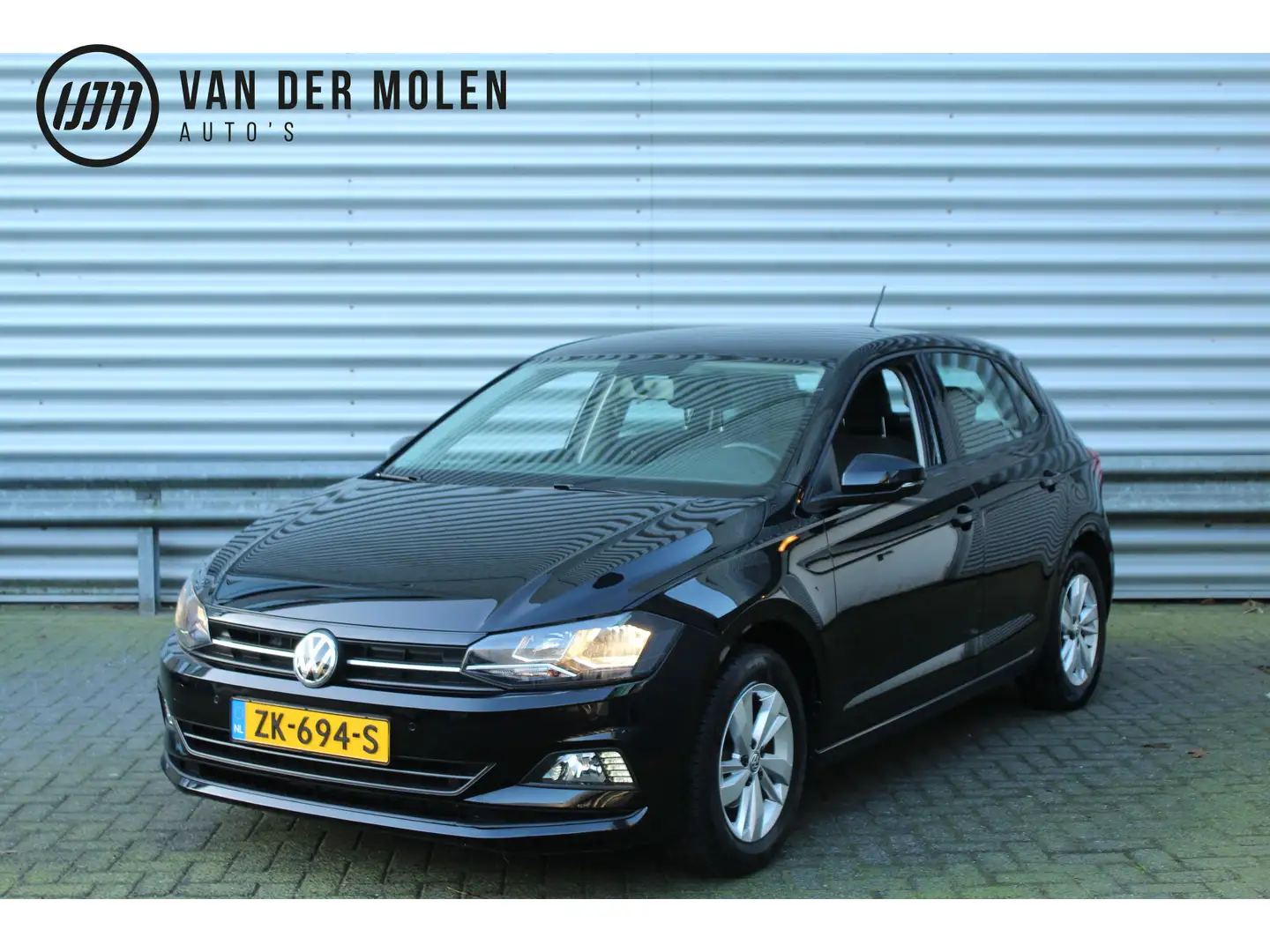 Volkswagen Polo 1.0 TSI 96pk Comfortline NL-Auto NAP Airco Cruise Zwart - 1