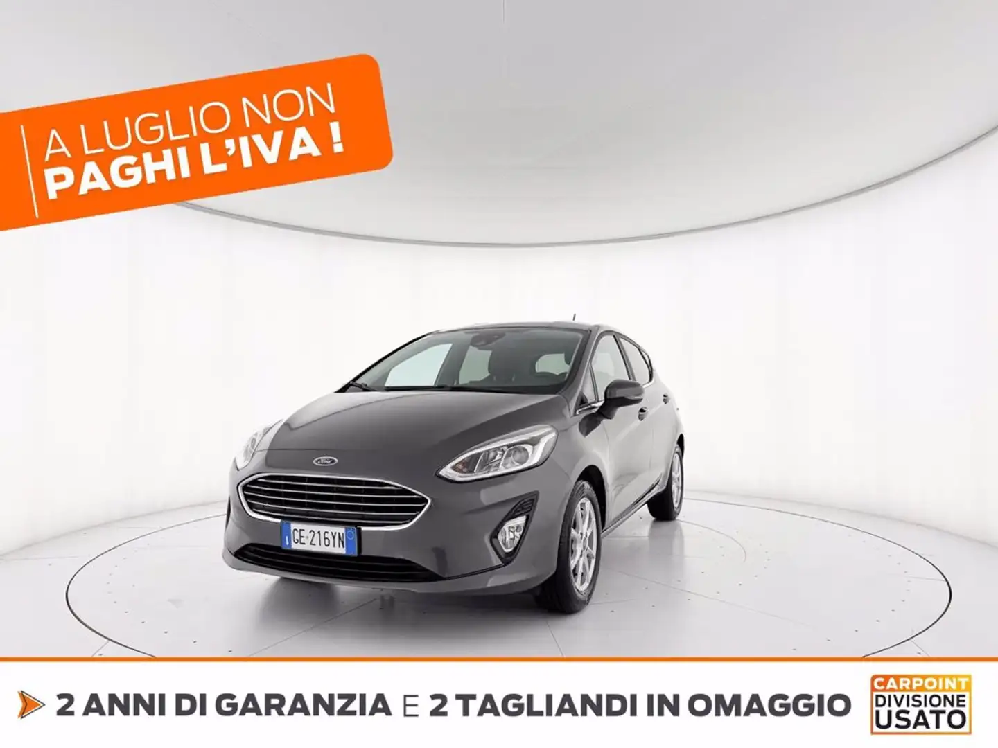 Ford Fiesta 5p 1.1 titanium s&s 75cv my20.75 Gris - 1