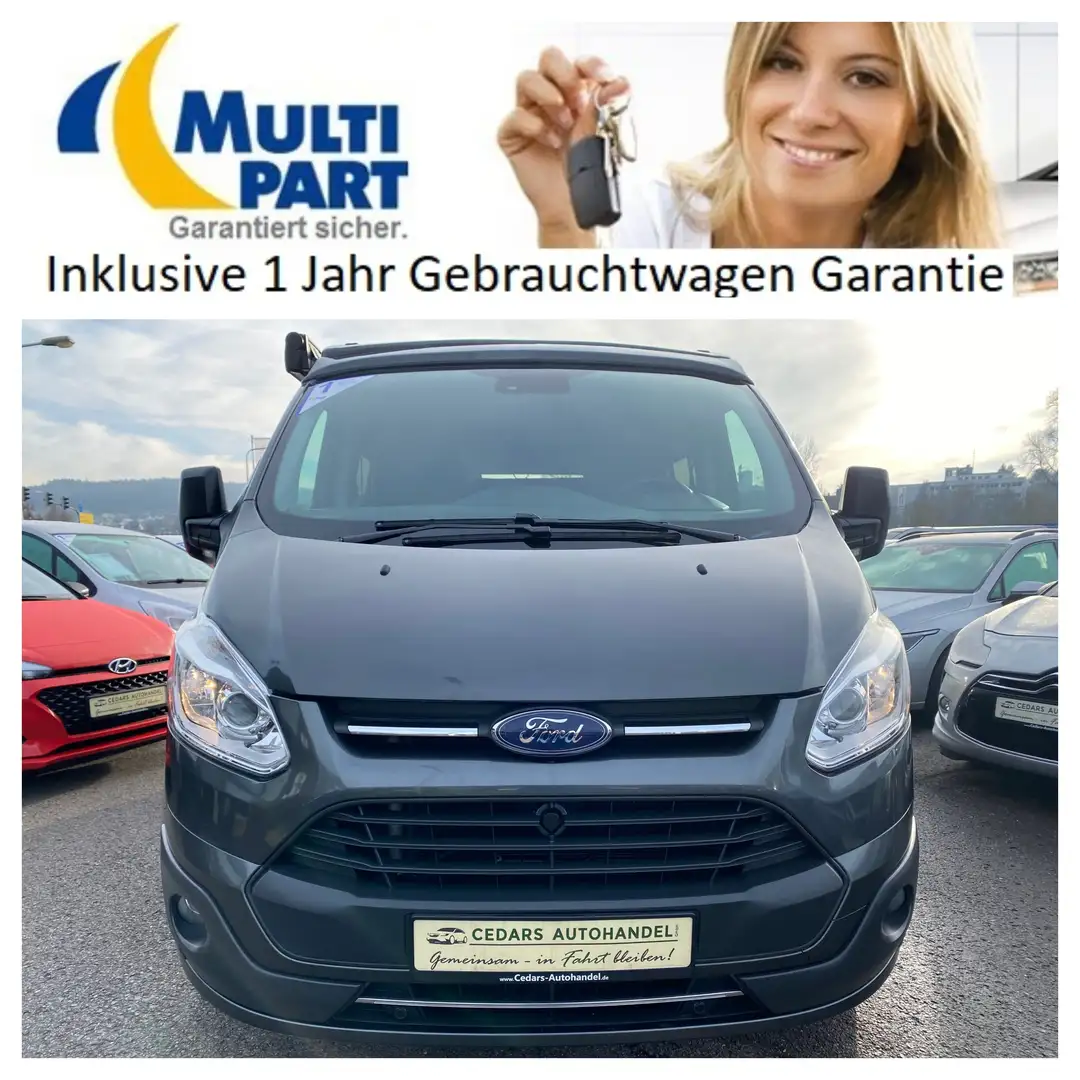 Ford Transit Custom Nugget 1Hd Westfalia Aufstelldach Markise Küche Grau - 2