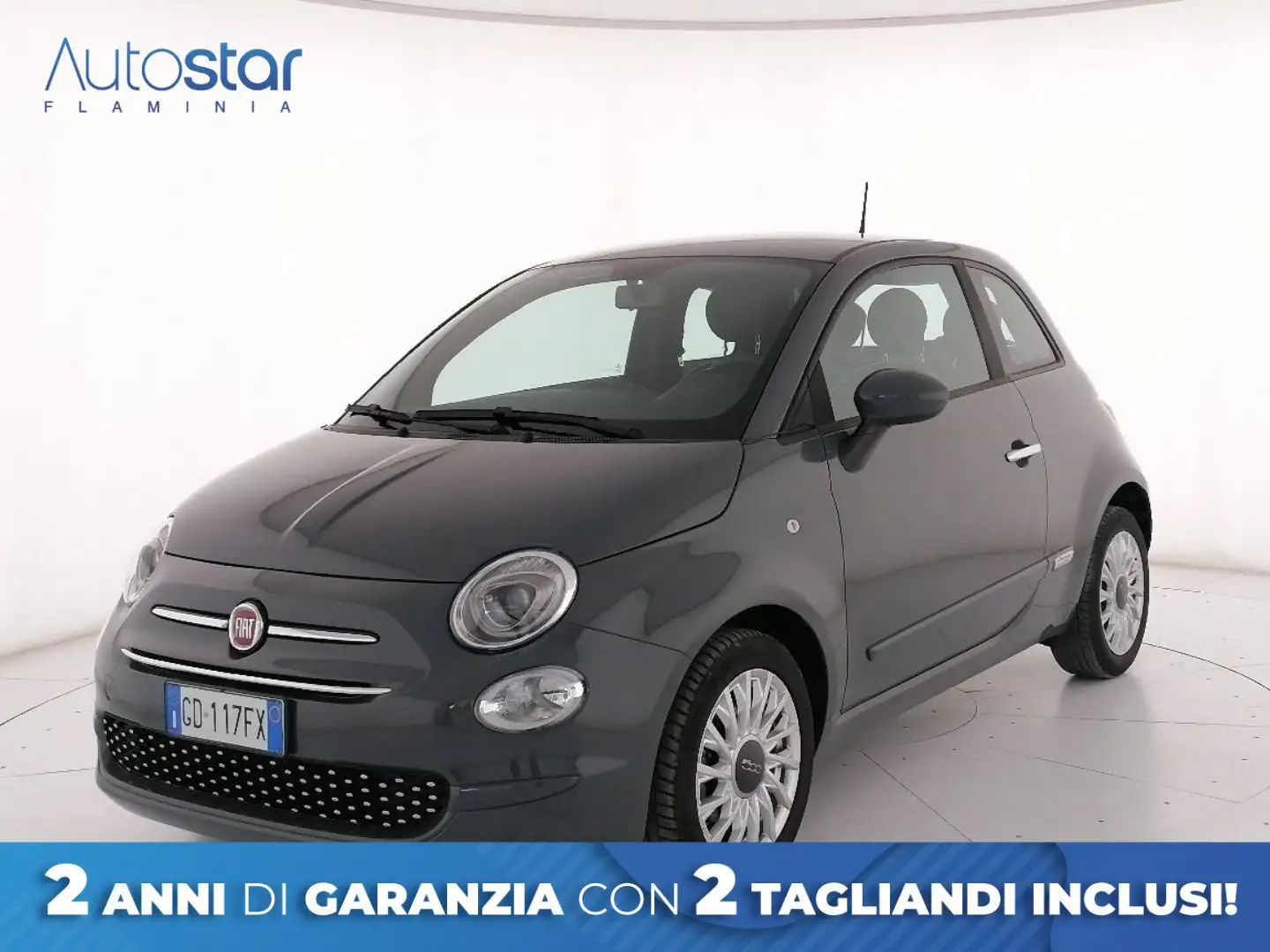 Fiat 500 1.0 hybrid Lounge 70cv Grigio - 1