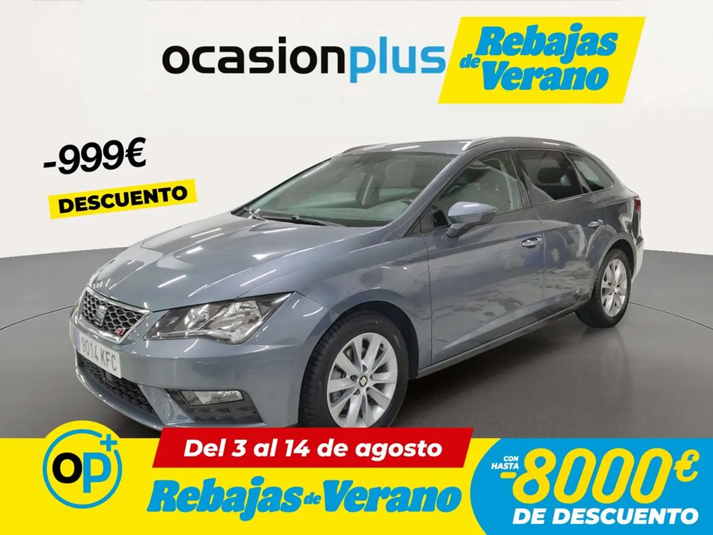 SEAT Leon ST 1.6TDI CR S&S Style 115 Gris - 1