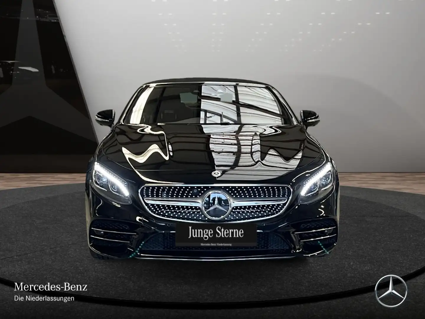 Mercedes-Benz S 560 Cab. AMG Swarovski Nachtsicht Pano Burmester Чорний - 2