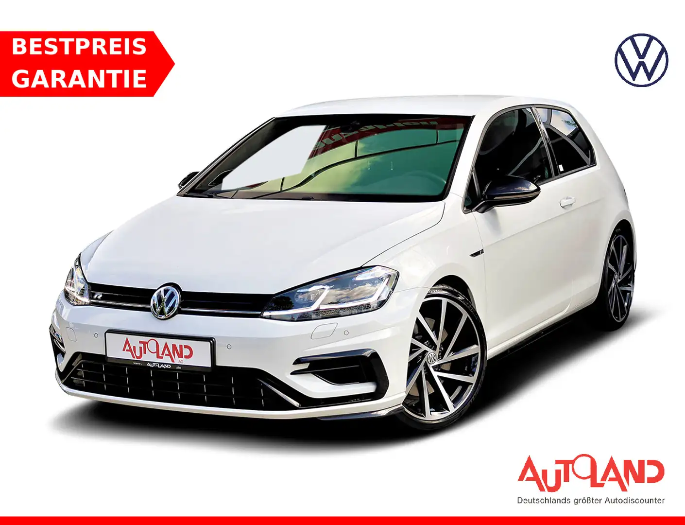 Volkswagen Golf VII 2.0 R 4Motion ACC Android Apple Kamera Weiß - 1