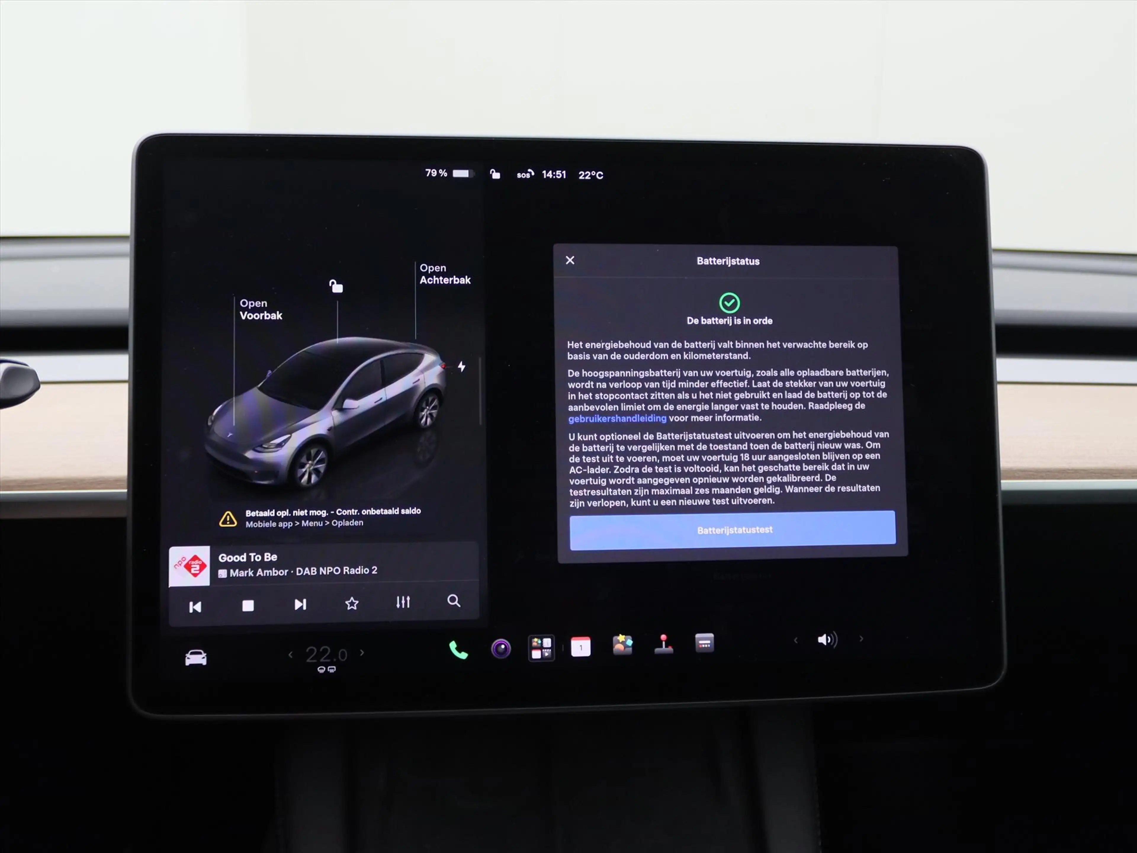Tesla Model Y Long Range AWD 75kWh 351pk 93.7% SoH [ AMD RYZEN+A — photo 29