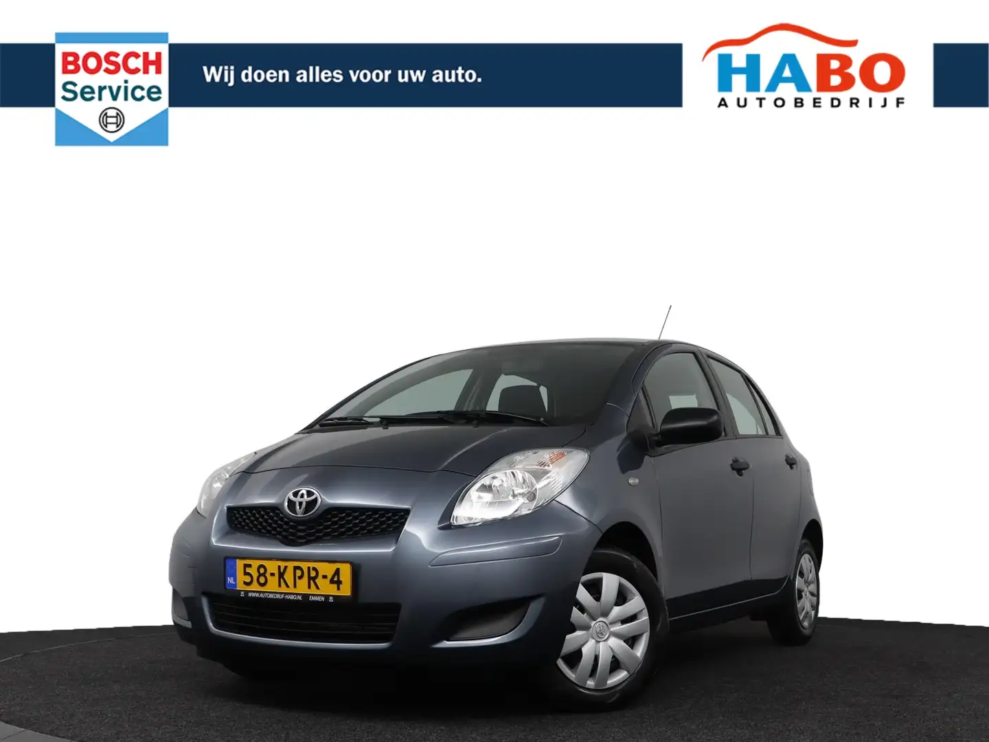 Toyota Yaris 1.0 VVT-I ACCES 5DRS AC/CV+AB/ELEK.RAMEN/1E.EIGENA Blau - 1