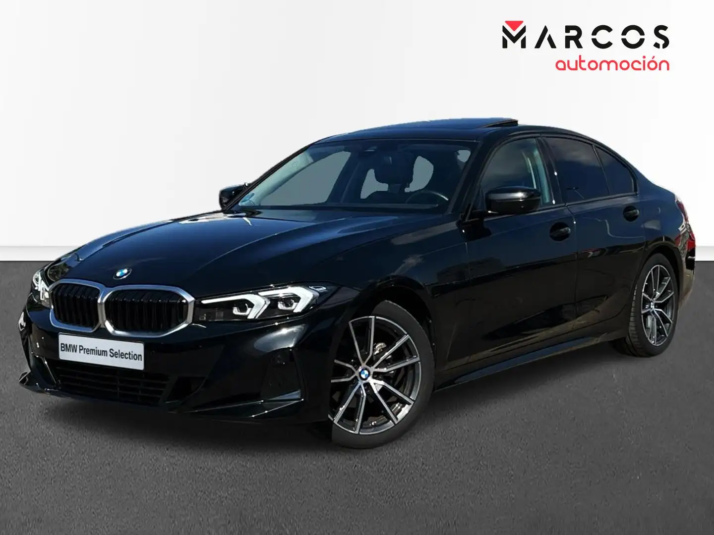 BMW 320 320dA Negro - 1