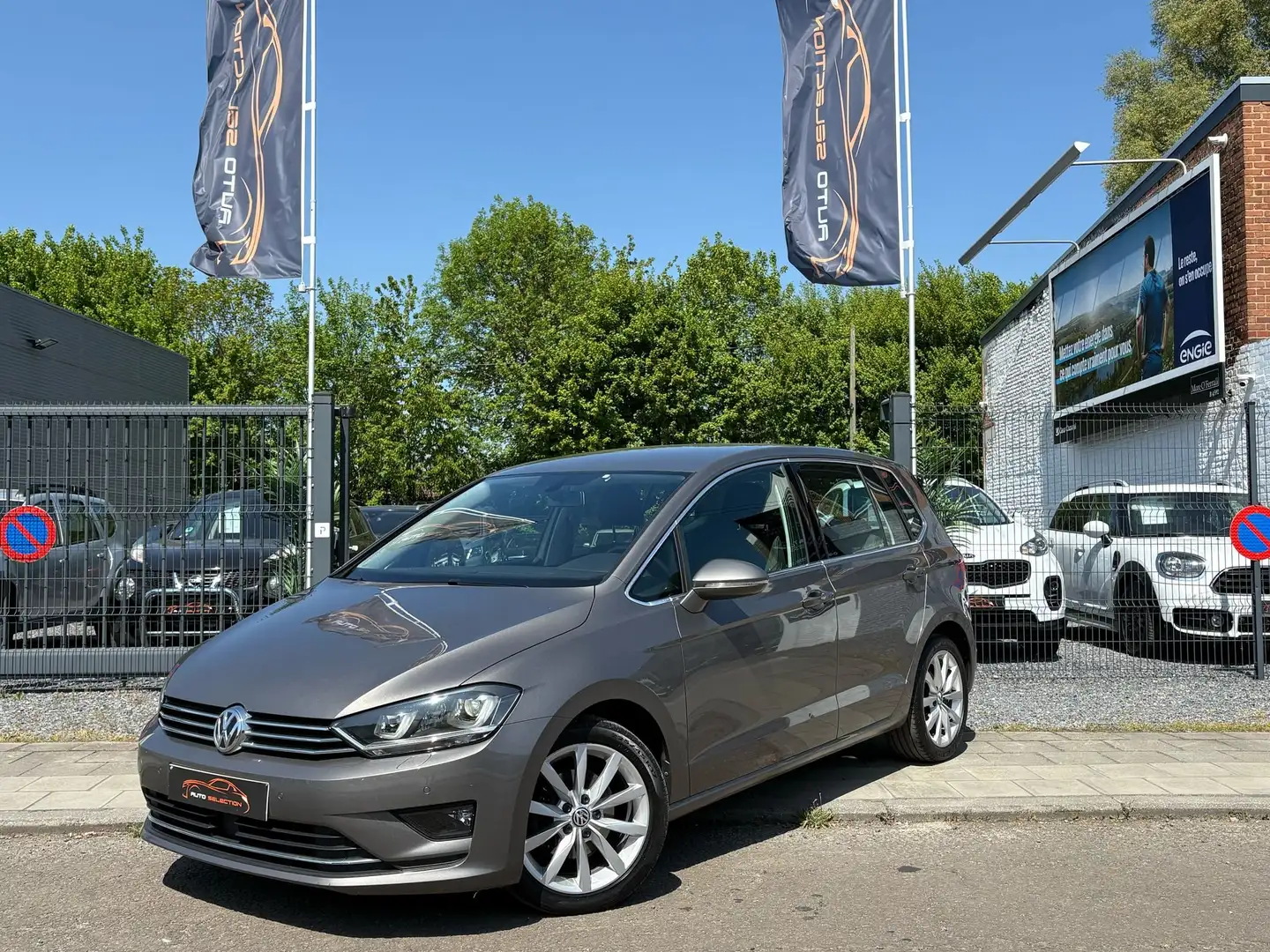 Volkswagen Golf Sportsvan 1.4 TSI-DSG-NAVI-EURO6-SIEGE MASSANT-CRUIS CONTROL Gris - 1