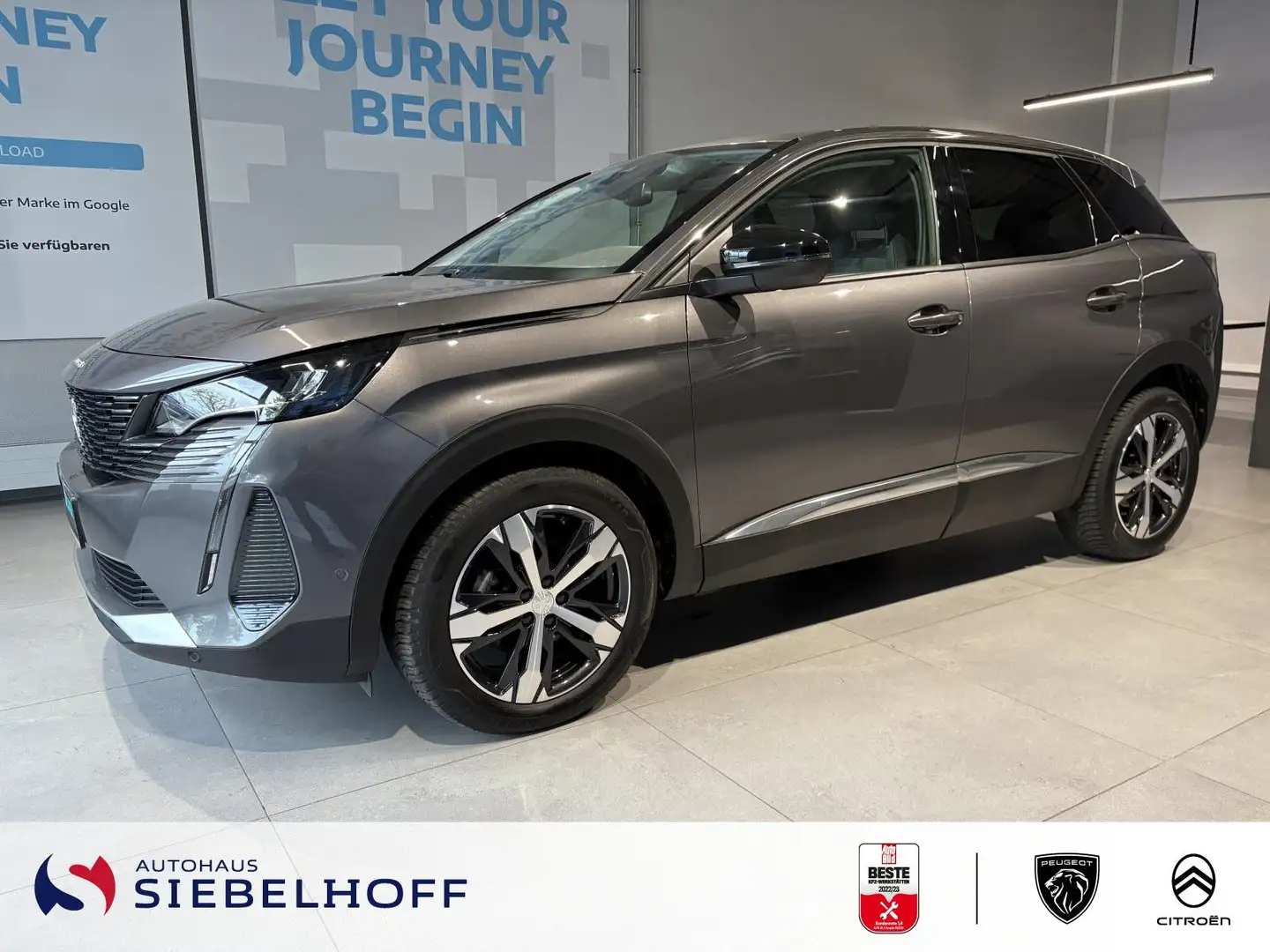 Peugeot 3008 Allure PureTech 130 EAT8 *GripControl* Grau - 1