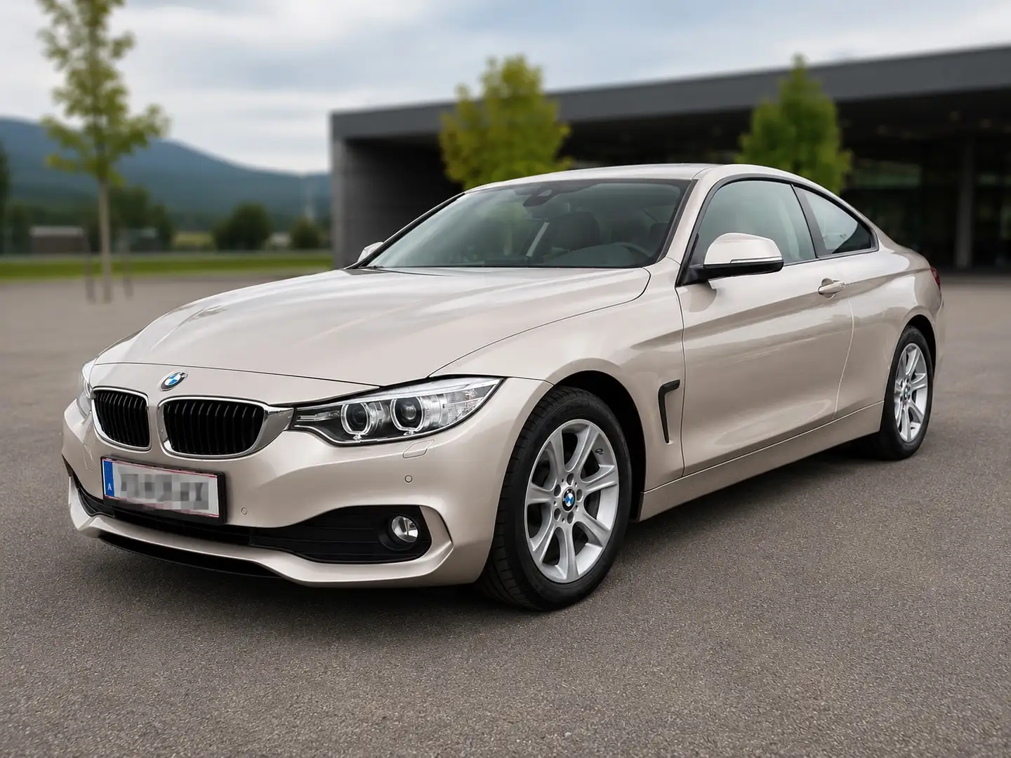 BMW 420 420d xDrive Coupe Aut. Silber - 2