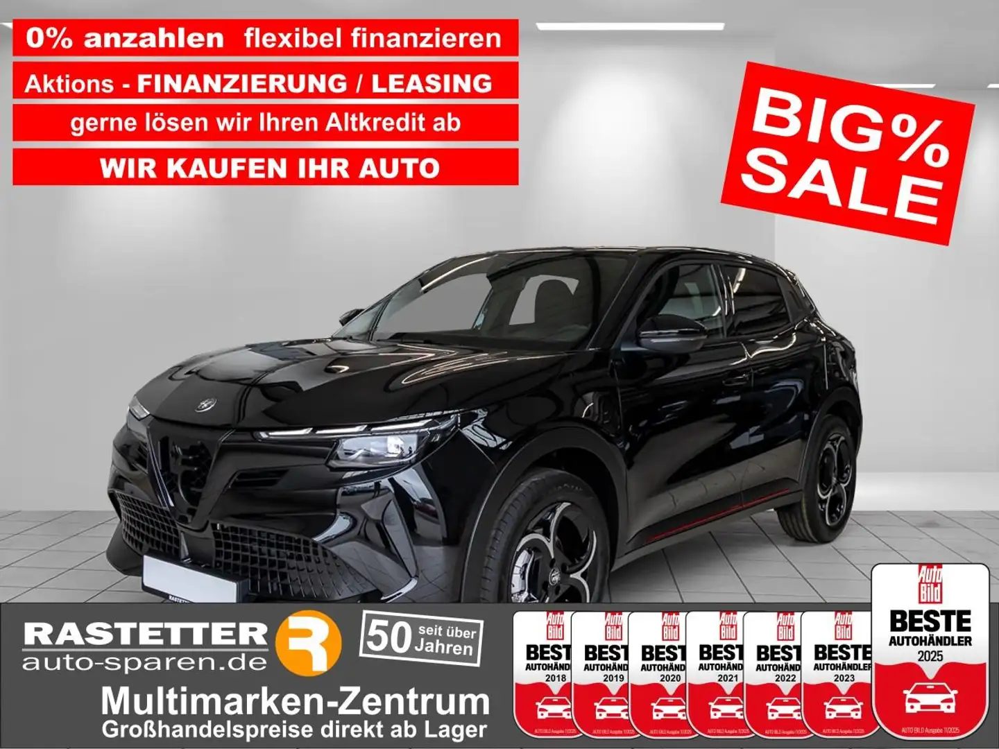 Alfa Romeo Junior Ibrida eDCT6 Speciale Navi+ACC+virtCP+Kamera+SHZ+e Nero - 1