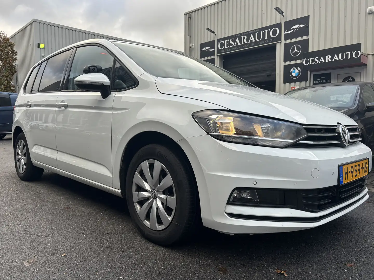 Volkswagen Touran 2.0 TDI AUTOMAAT / HONDENWAGEN Blanc - 1