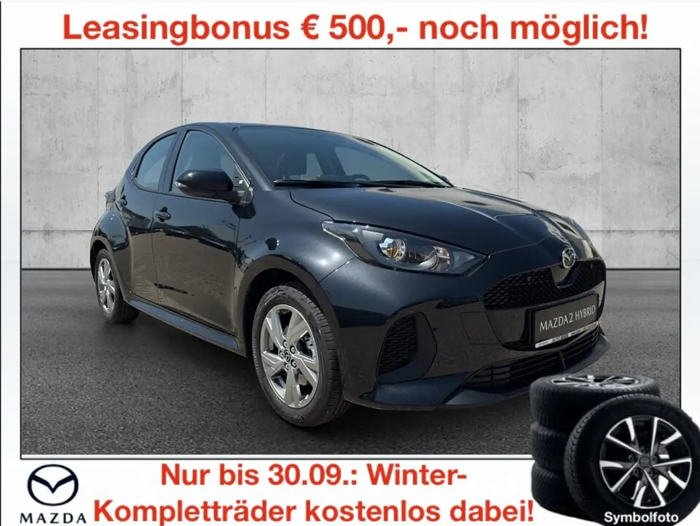 Mazda 2 Mazda2 Hybrid Exclusive Line Aut. Schwarz - 1