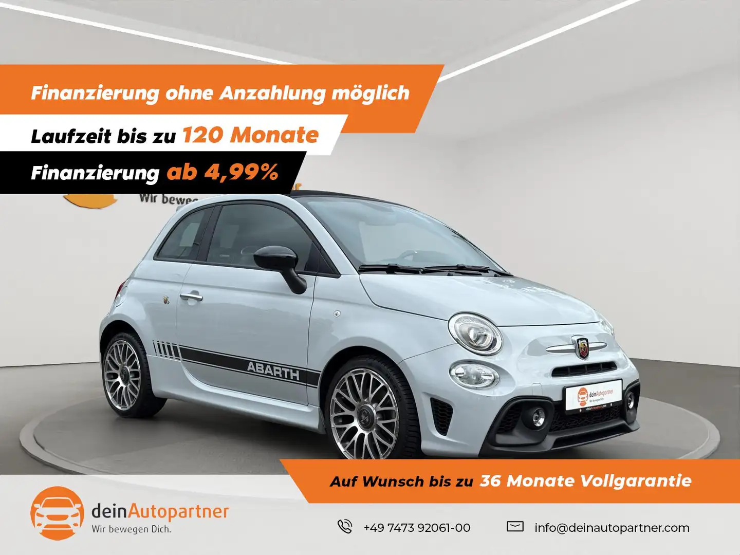 Abarth 500C BI-XENON/KLIMA/PDC/DAB Gris - 1