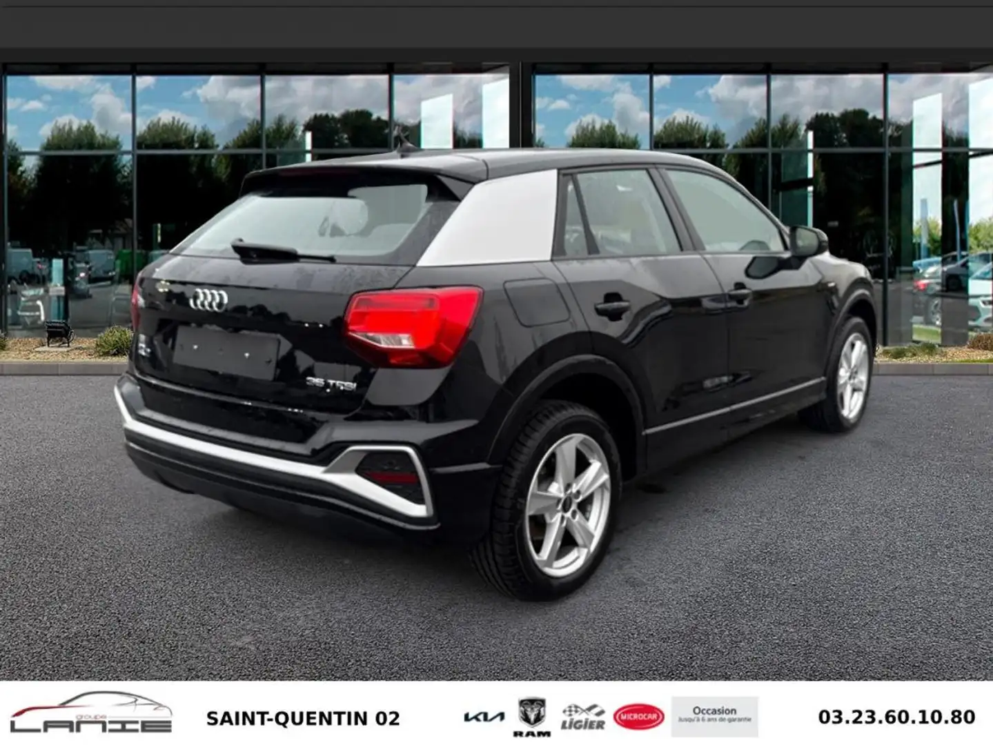 Audi Q2 35 TFSI 150 S tronic 7 Advanced S-line Noir - 2