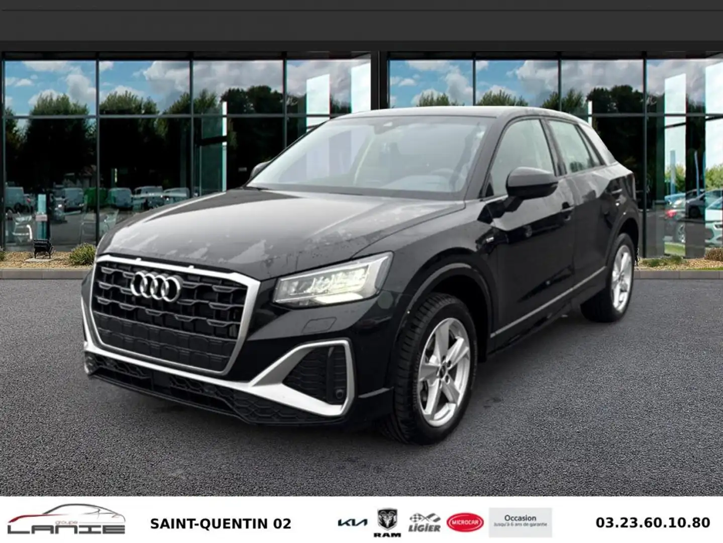 Audi Q2 35 TFSI 150 S tronic 7 Advanced S-line Noir - 1